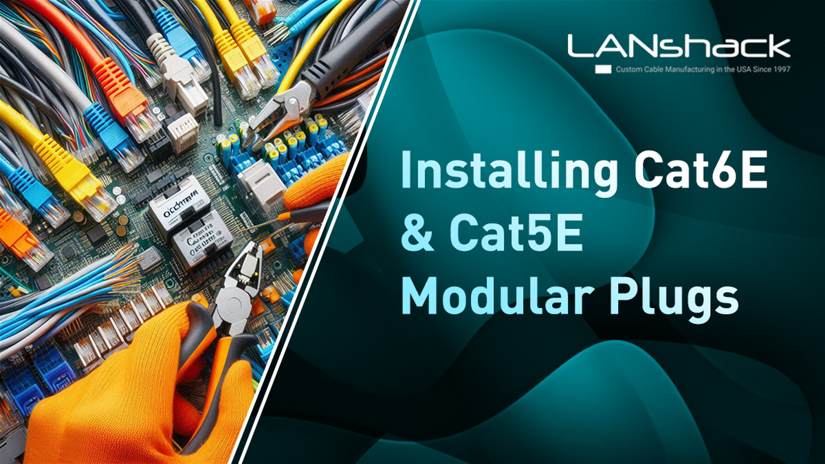 Installing Cat 6E (and Cat 5E) Shielded Modular Plugs using the QuickTreX&trade; System